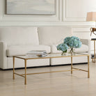 Isabella Antique Gold Coffee Table by Keiichi