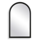 Ella Arched Mirror in Black by Keiichi