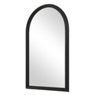 Ella Arched Mirror in Black by Keiichi