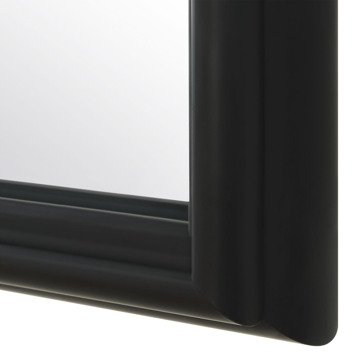 Ella Arched Mirror in Black by Keiichi