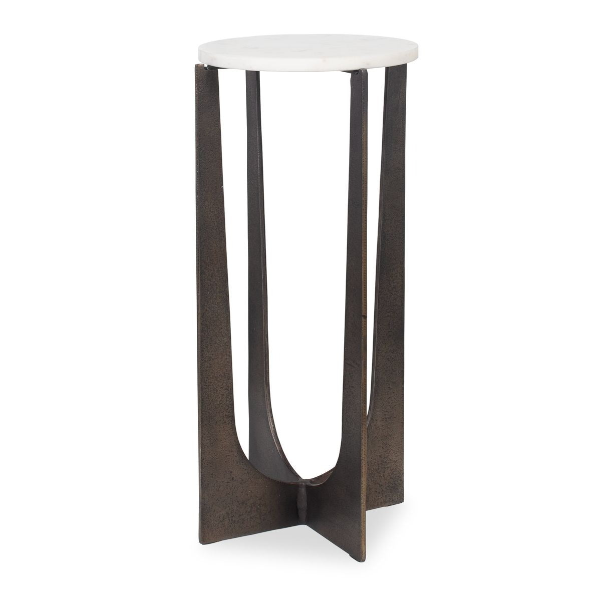 Rhys Marble Accent Table by Keiichi