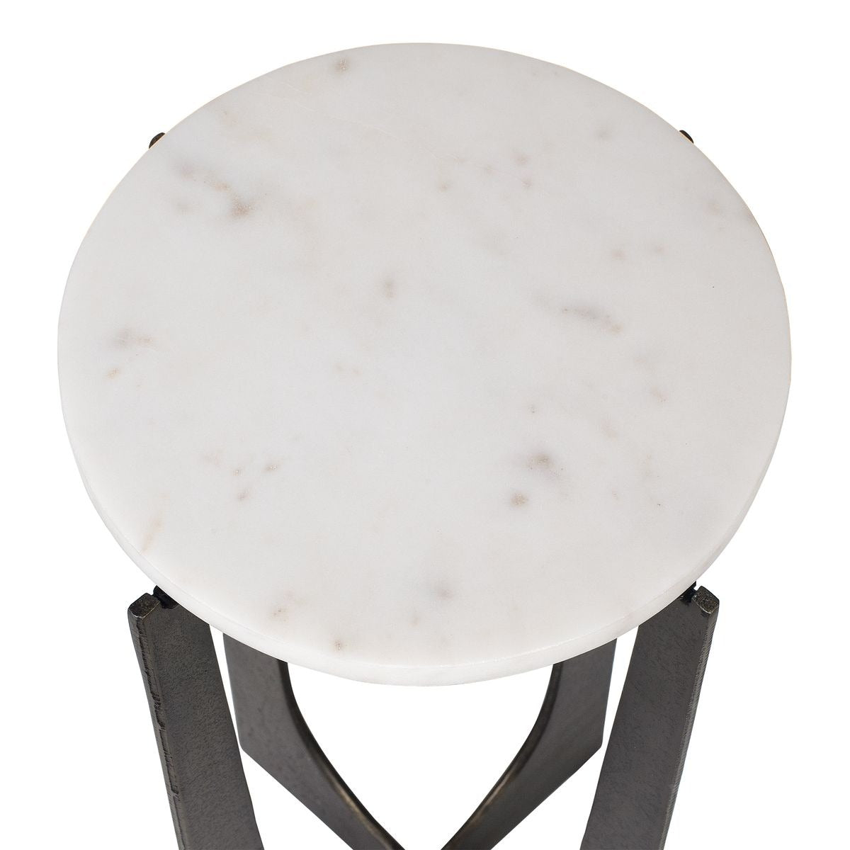 Rhys Marble Accent Table by Keiichi