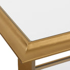 Austen Square Gold Leaf Side Table by Keiichi