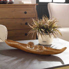 Teak Leaf Indoor-Outdoor Bowl by Uttermost