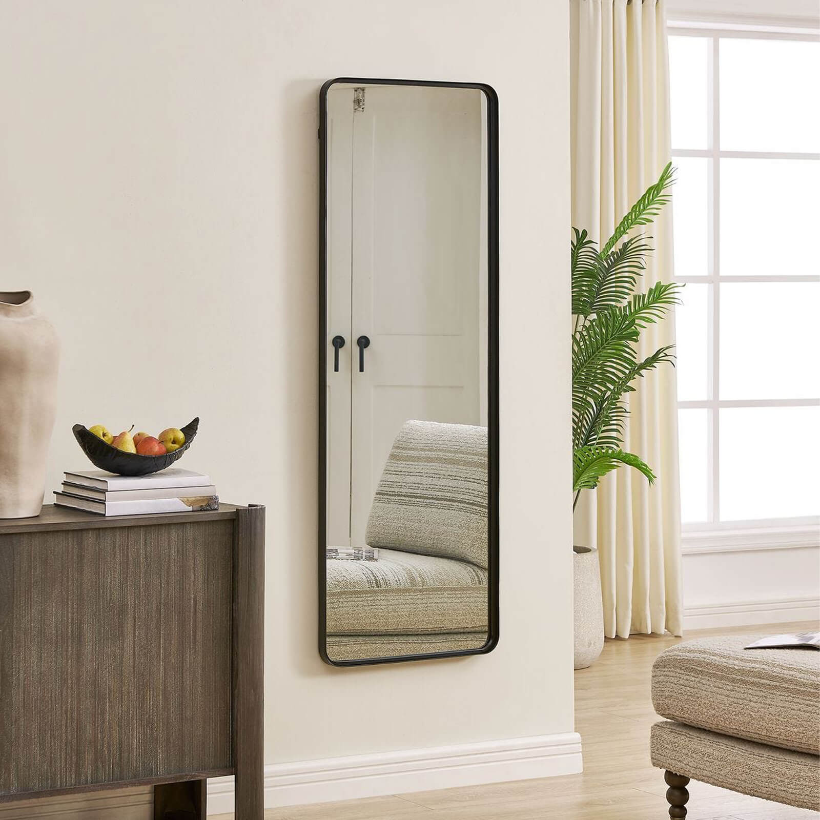 Toby Full Length Mirror in Black by Keiichi