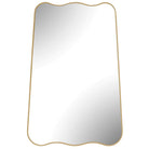 Olivia Scalloped Mirror in Gold by Keiichi