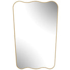 Olivia Scalloped Mirror in Gold by Keiichi