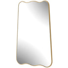 Olivia Scalloped Mirror in Gold by Keiichi