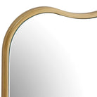 Olivia Scalloped Mirror in Gold by Keiichi