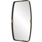 Draken Mirror in Dark Bronze and Gold by Keiichi