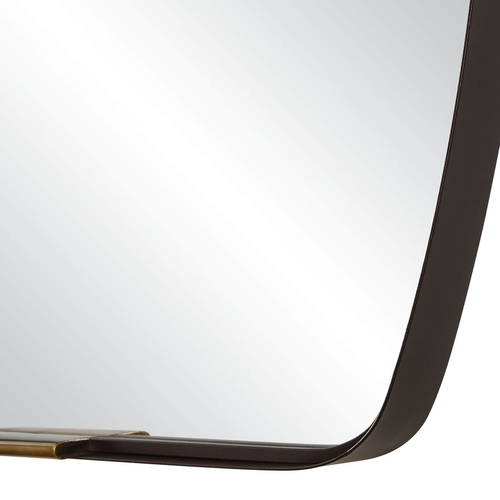 Draken Mirror in Dark Bronze and Gold by Keiichi