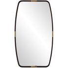 Draken Mirror in Dark Bronze and Gold by Keiichi
