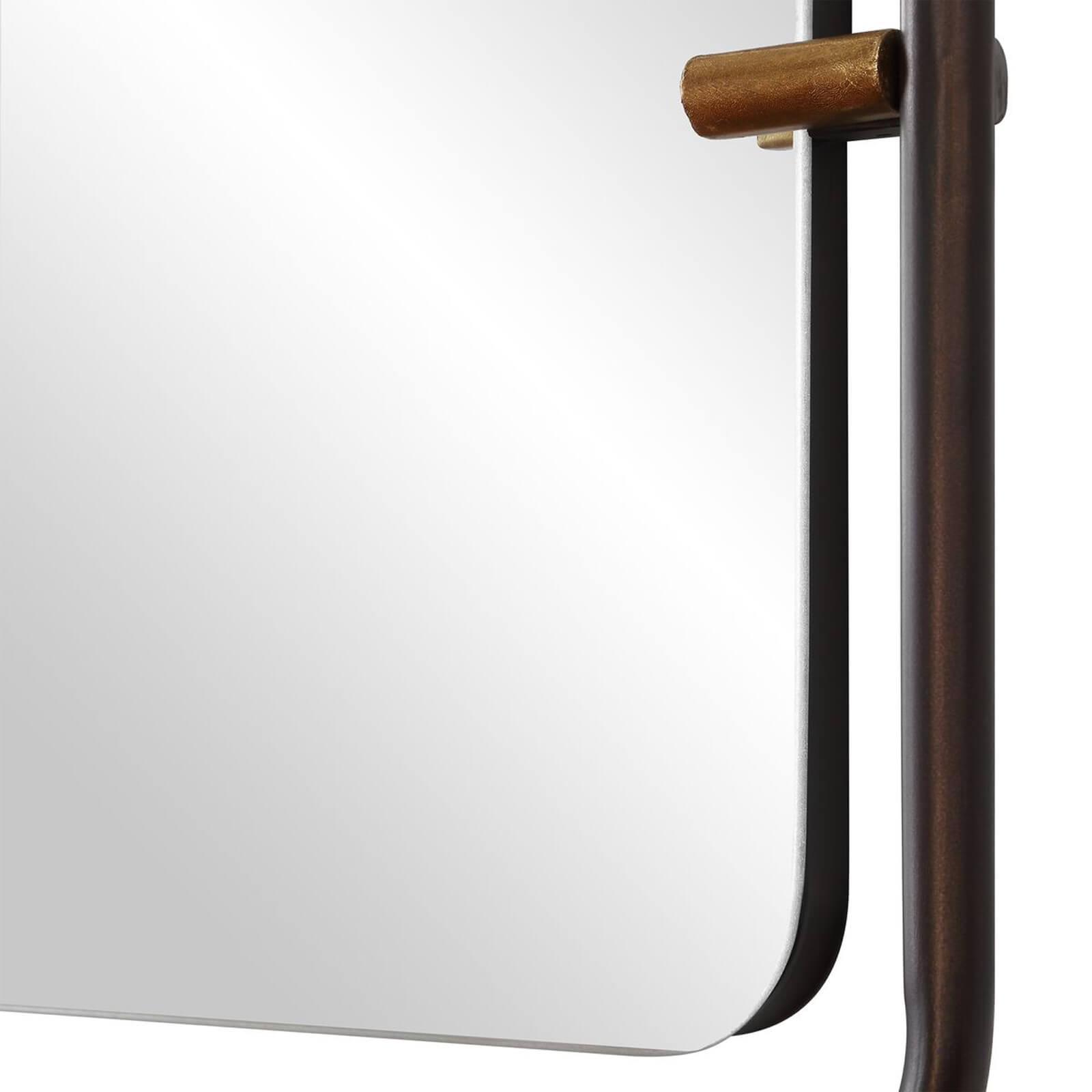 Triton Mirror in Aged Bronze by Keiichi