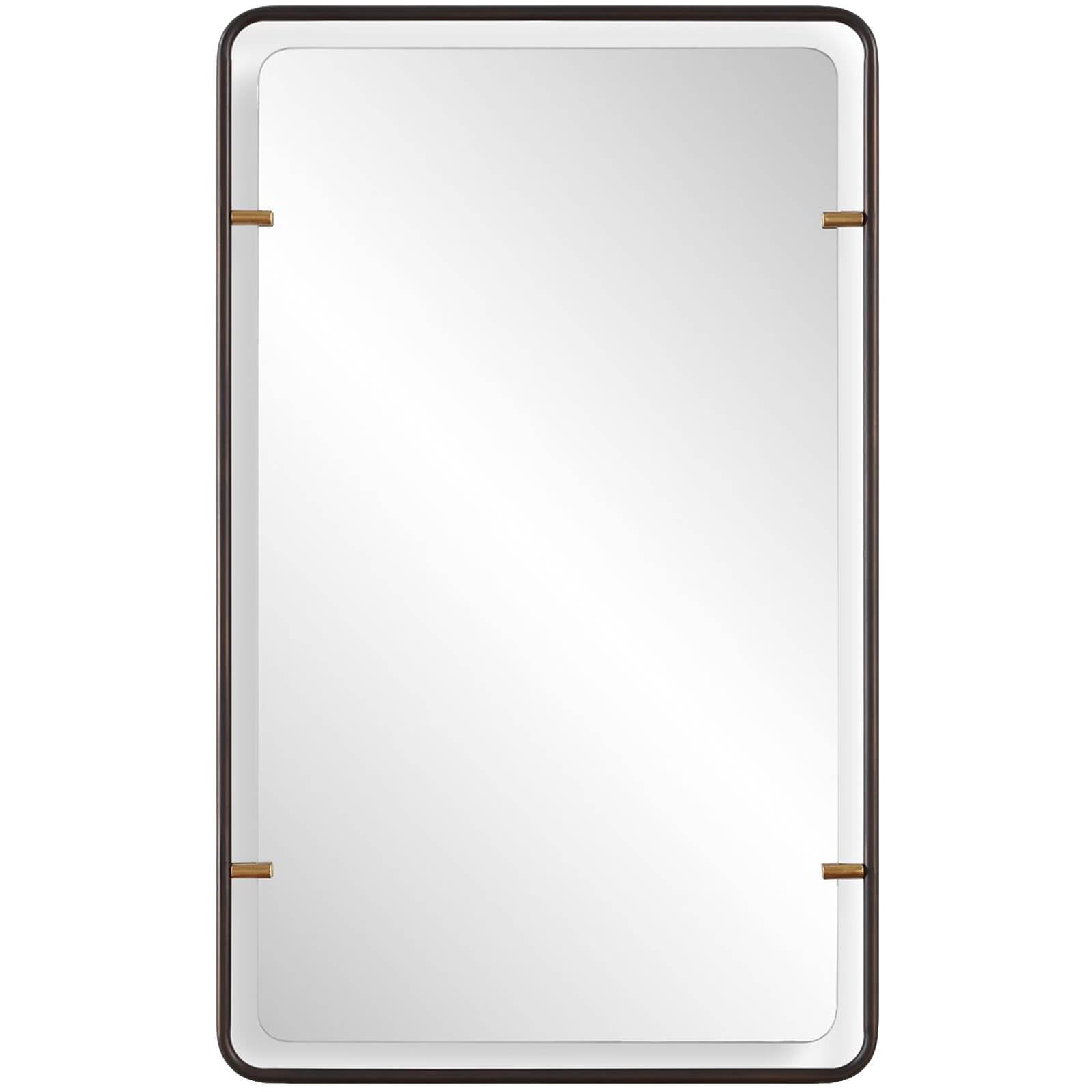 Triton Mirror in Aged Bronze by Keiichi