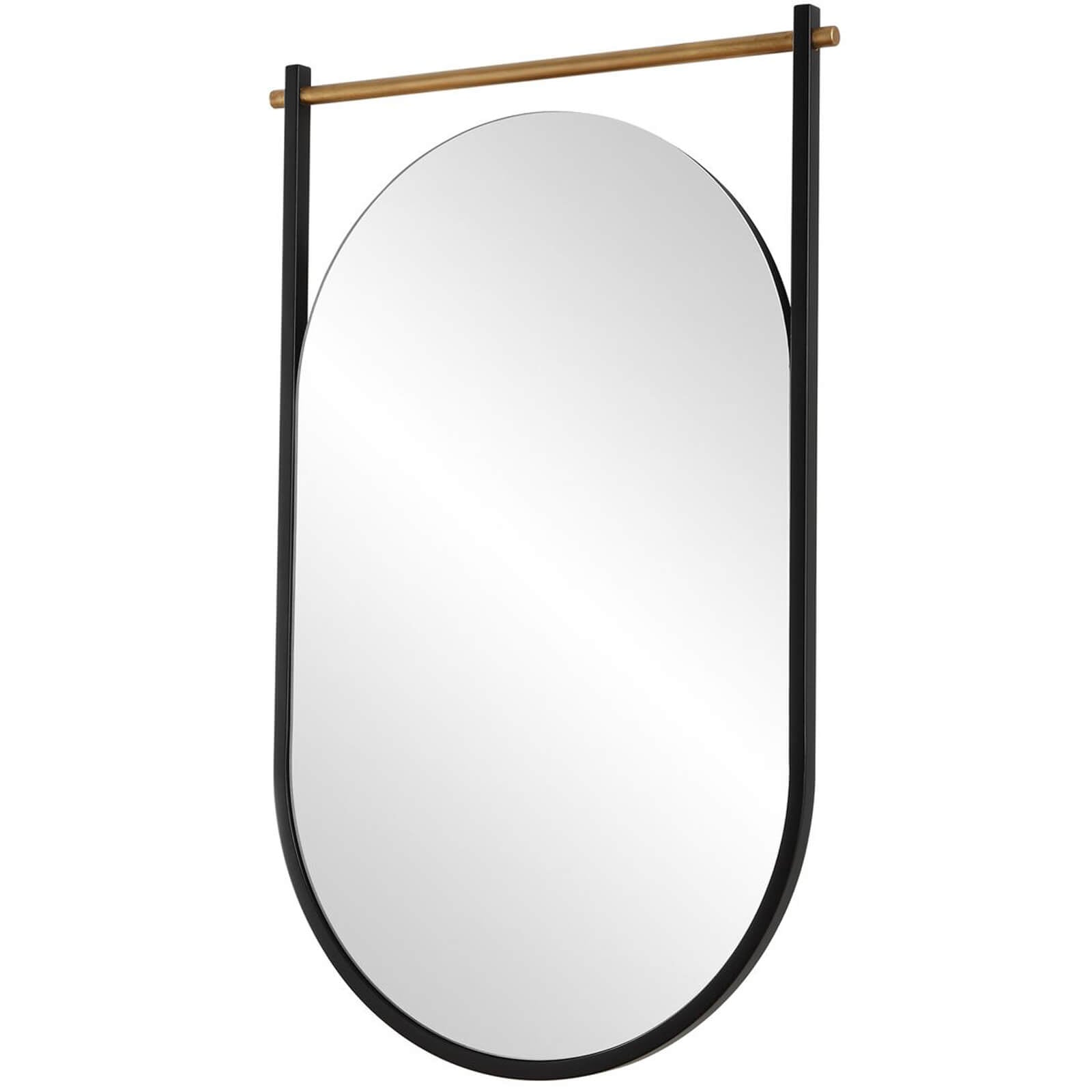 Delmar Mirror in Black and Gold Keiichi