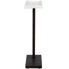 Morgan Side Table in White Marble by Keiichi