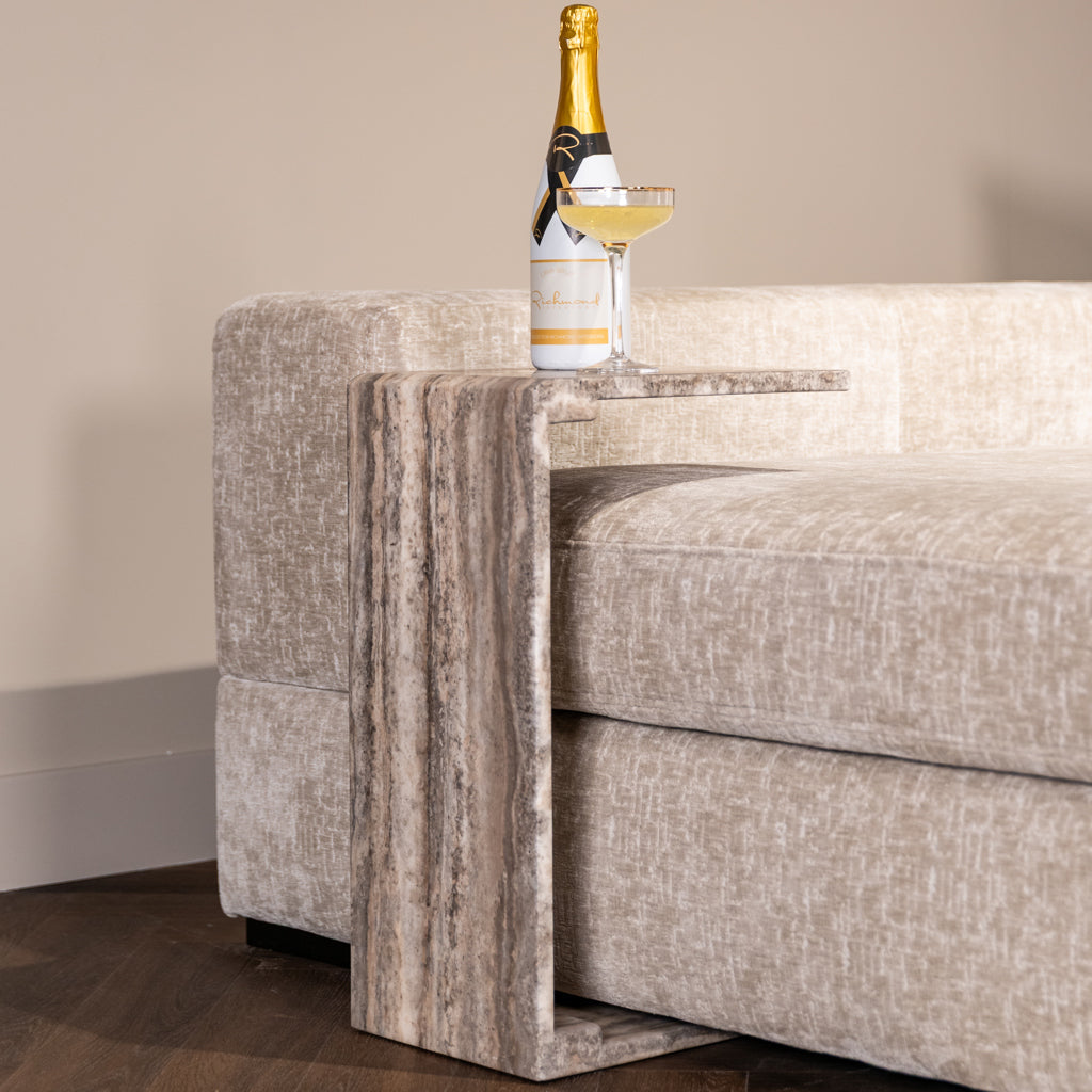 Dulce Grey Marble Sofa Table by Richmond Interiors