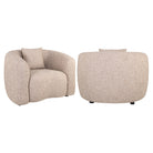 Luxandra Sand Tweed Lounge chair by Richmond Interiors
