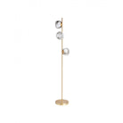 Orla Satin Brass Floor Lamp by Heathfield & Co