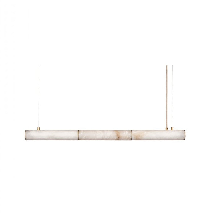 Nula Satin Brass Horizontal Pendant Light by Heathfield & Co
