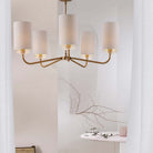 Alpina Antique Brass & Glass LED Chandelier by Heathfield & Co