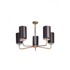 Alpina Antique Brass & Glass LED Chandelier by Heathfield & Co