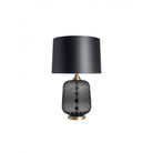 Risco Grey Smoke Table Lamp by Heathfield & Co
