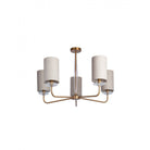Alpina Antique Brass & Glass LED Chandelier by Heathfield & Co