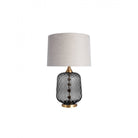 Risco Grey Smoke Table Lamp by Heathfield & Co