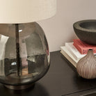Isla Smoke Table Lamp by Heathfield & Co