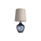 Vivienne Blue Smoke Medium Table Lamp by Heathfield & Co