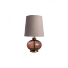Pedra Antique Brass & Dusk Glass Table Lamp by Heathfield & Co
