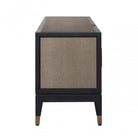 Bloomville Brass & Faux Shagreen 4 Door TV Unit by Richmond Interiors