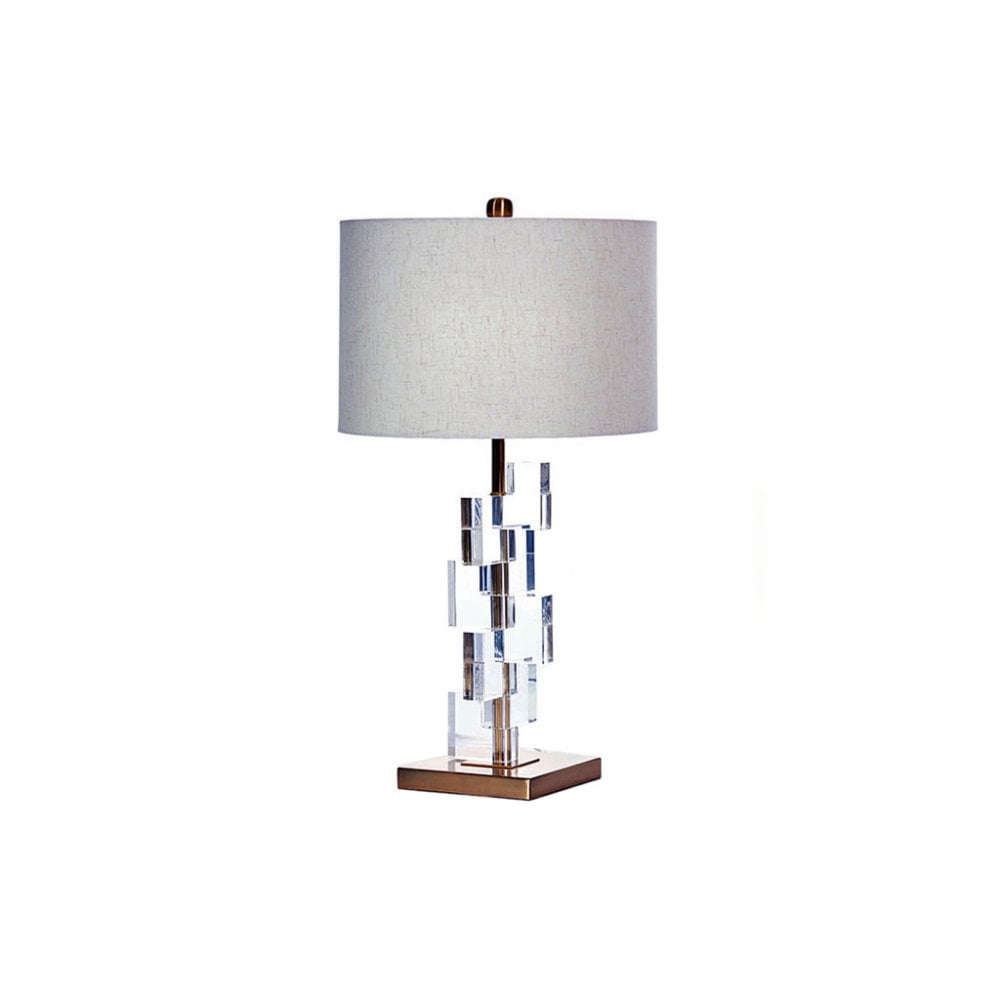 Cadiz Crystal & Brass Table Lamp by Berkeley Designs