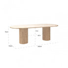 La Cantera Oval Dining Table - 240cm by Richmond Interiors