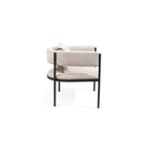 Envie Grey Beige Fabric Lounge Chair by Tommy Franks