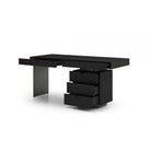 Oston Smoke Oak Desk with Right Hand Drawers by Tommy Franks