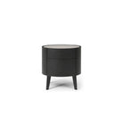 Weston Black Bedside Table by Tommy Franks