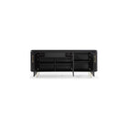 Lantine Black Oak & Brass Buffet by Tommy Franks