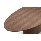 Tavamo Oval Walnut Wood Dining Table by Tommy Franks