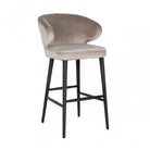 Indigo Khaki Velvet Bar Stool by Richmond Interiors