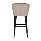 Indigo Khaki Velvet Bar Stool by Richmond Interiors