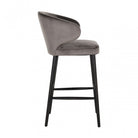 Indigo Stone Velvet Bar Stool by Richmond Interiors