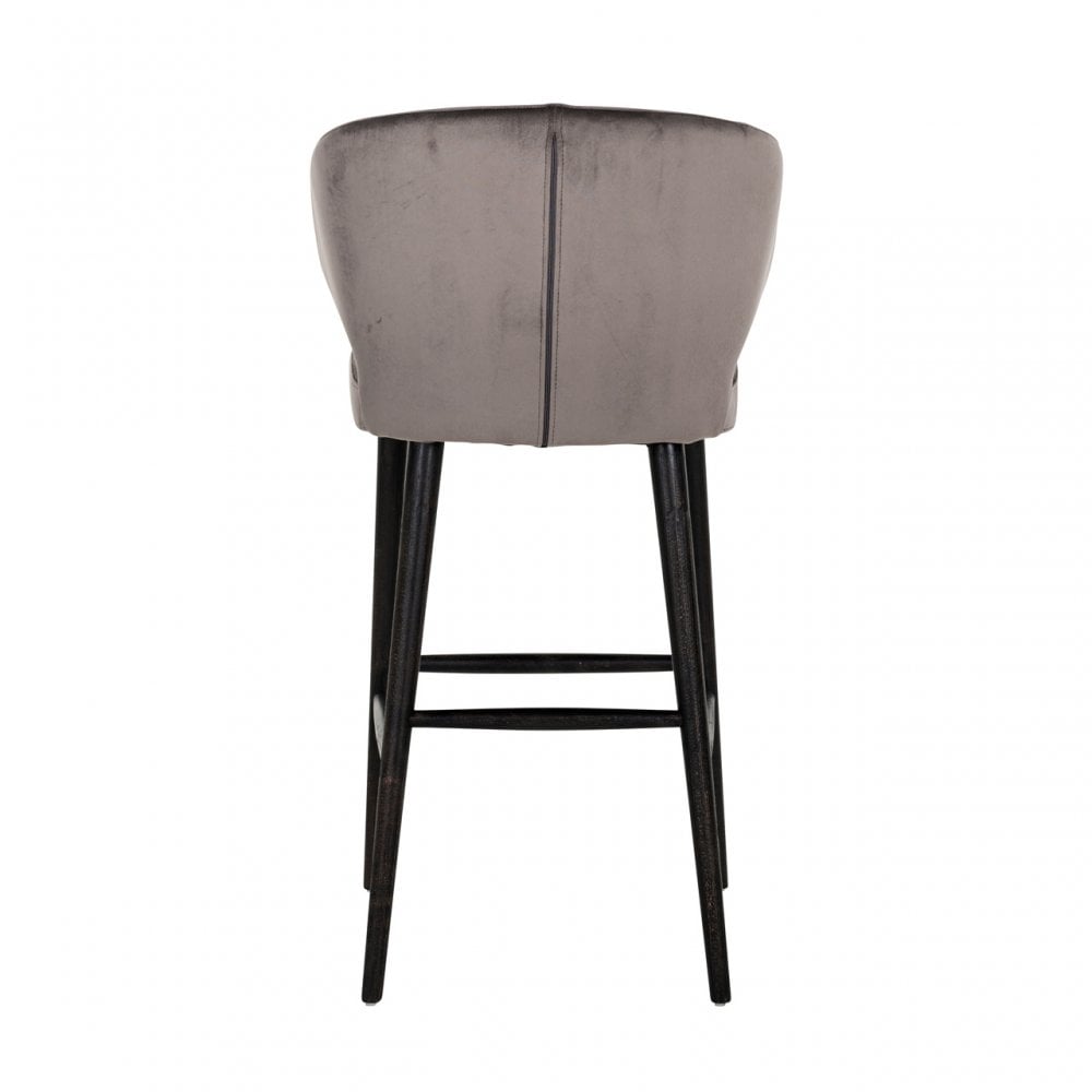 Indigo Stone Velvet Bar Stool by Richmond Interiors