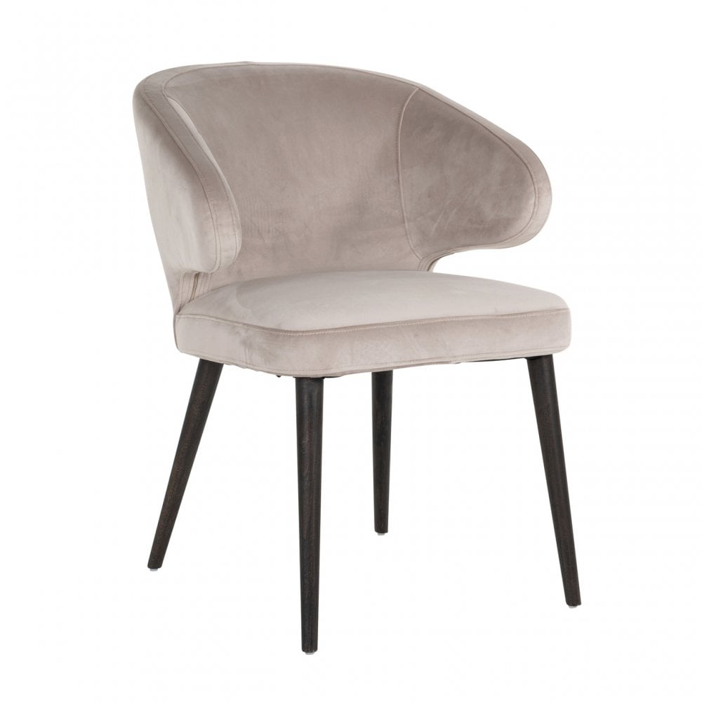 Indigo Khaki Velvet Chair by Richmond Interiors