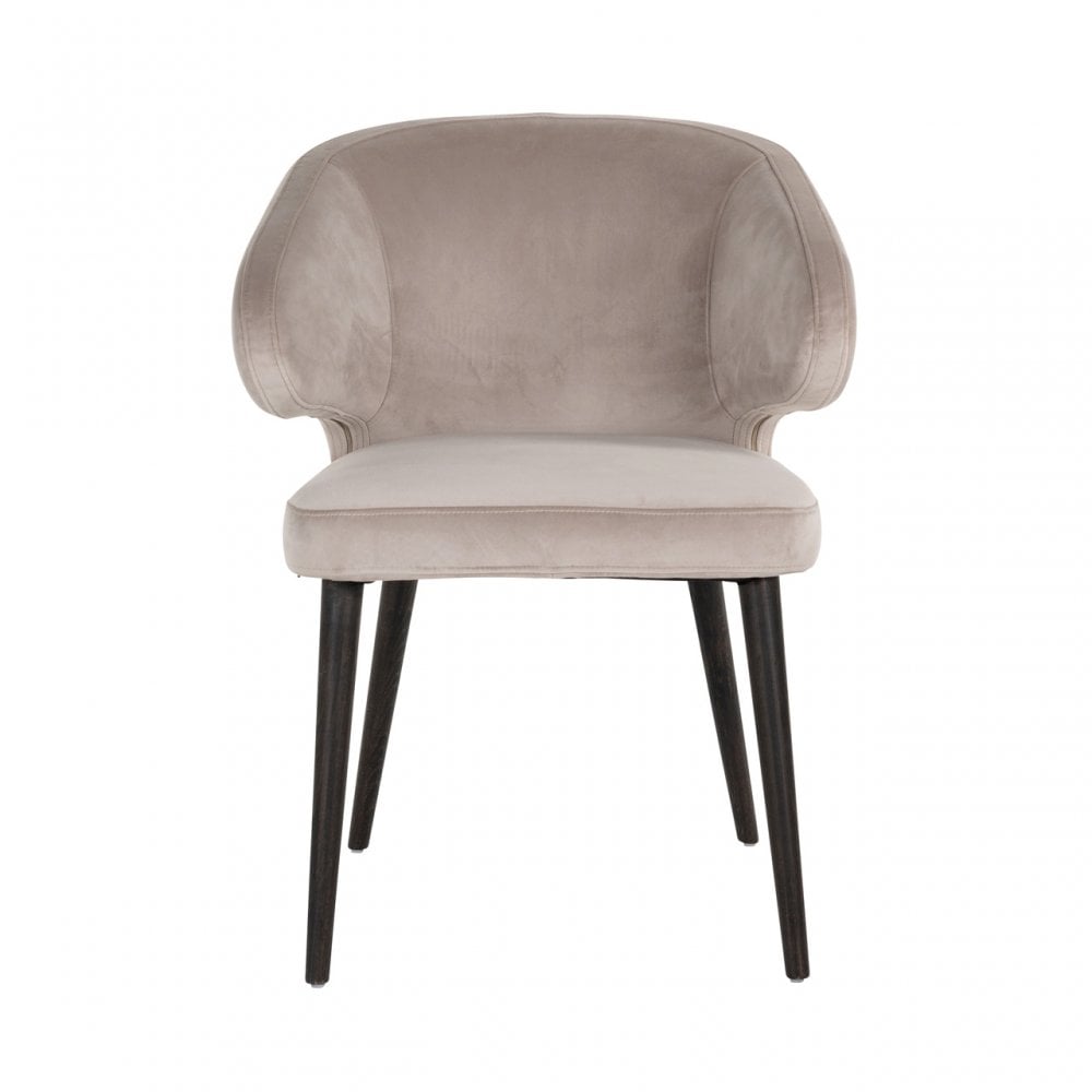 Indigo Khaki Velvet Chair by Richmond Interiors