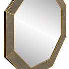 Hampton Grey Octagon Mirror by D.I. Designs