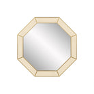 Hampton Ivory Octagon Mirror by D.I. Designs