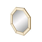 Hampton Ivory Octagon Mirror by D.I. Designs