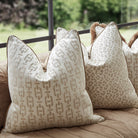 Burlington String & Fawn Piping Cushion by Decorum Interiors